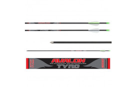 Lot de 12 flèches en carbone Avalon Tyro