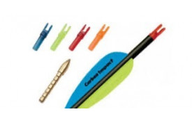 Lot de 12 flèches en carbone Carbon Impact Super Club